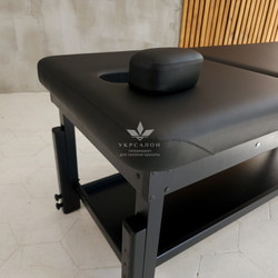 Стаціонарний масажний стіл KP-10 plus Black