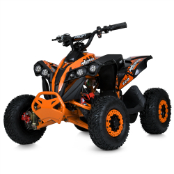 Детский/подростковый квадроцикл на аккумуляторе Prof1 Sprint 26 км/ч 1000W (MP3)