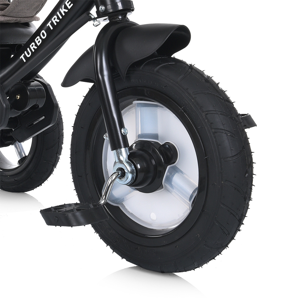Дитячий триколісний велосипед Turbo Trike MT 1006 гумові колеса