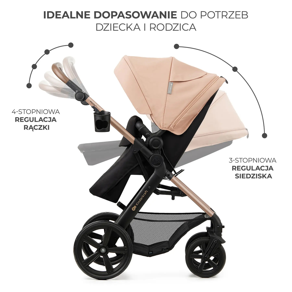 Универсальная коляска 3 в 1 Kinderkraft Esme