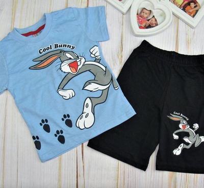 Костюм 2в1: футболка, шорти "Bunny", бавовна ТМ "Lumina"