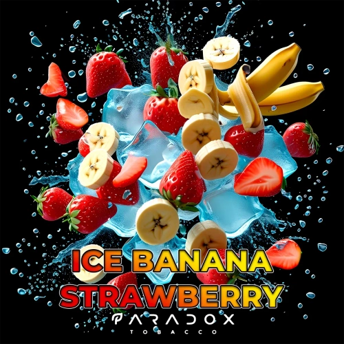 Табак Paradox Ice Banana Strawberry (Парадокс Лед Банан Клубника) 50г