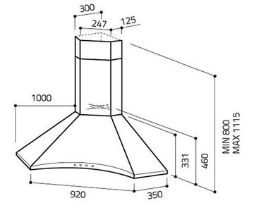 Витяжка ELICA HYDRA ANG IX F/100