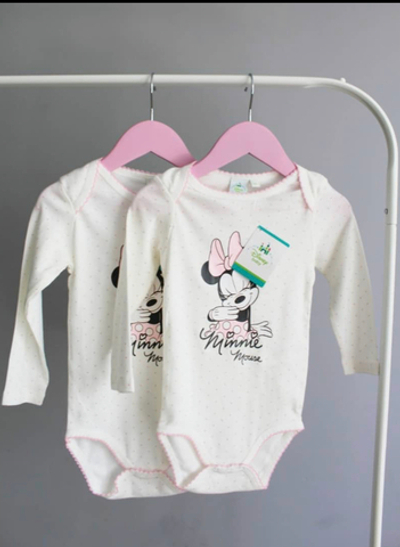 Боді з довгим рукавом, бавовна ТМ "Disney"