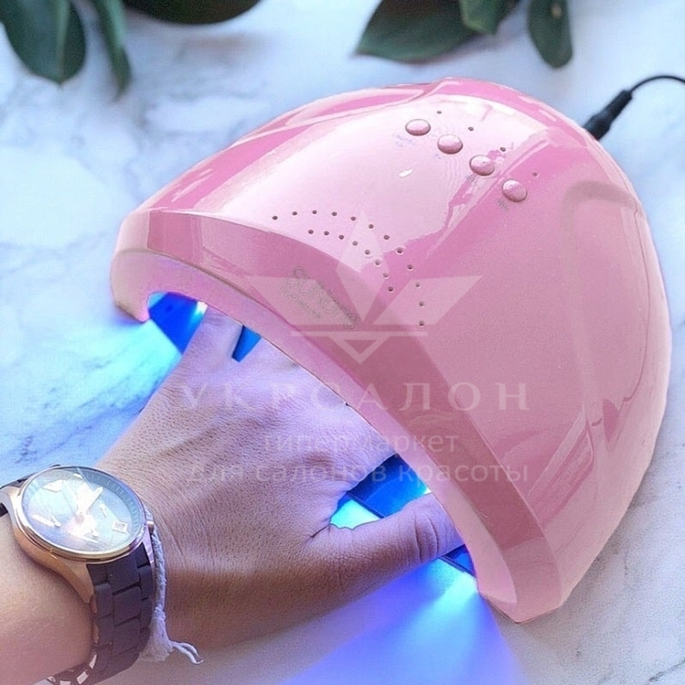 Лампа для манікюру led + uv sun one, 48w