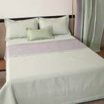 Комплект постельного белья Сатин Aurora Veil с Покрывалом AV005