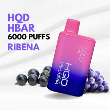 HQD HBAR 6000 Ribena 5% nic