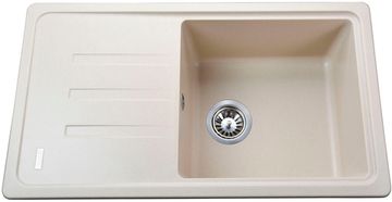 Кухонна мийка GLOBUS LUX Lugano 780х435 слонова кістка