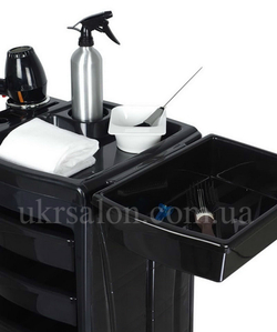 Парикмахерская тележка Pomocnik CAPRI Black