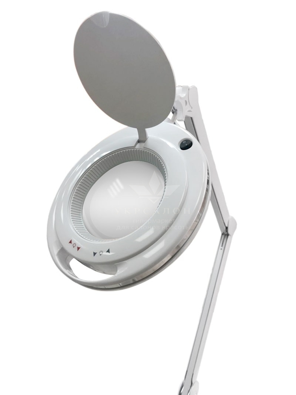 Лампа-лупа 6017H LED-3 (5) с регулировкой яркости, белый холодный и теплый свет 1-12W