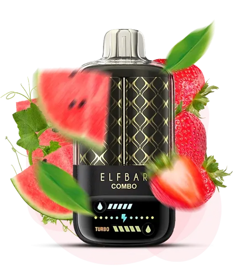 Elf Bar Combo 25000 - Watermelon & Strawberry, Mix (5% nic)