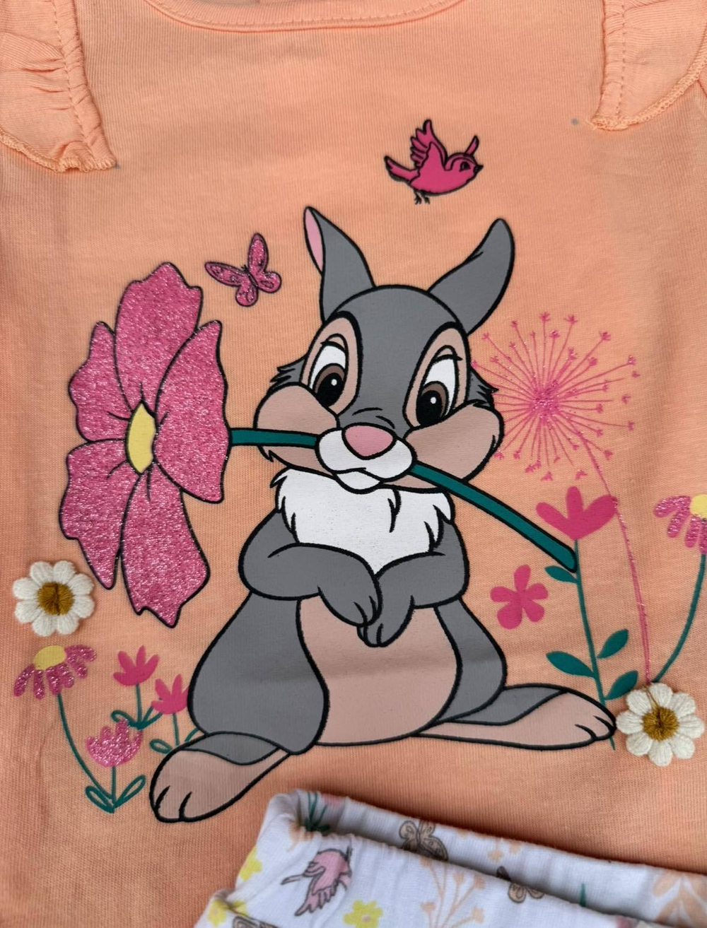 Костюм 3в1: футболка, шорти, пов'язка "Зайченя", бавовна ТМ "Disney"