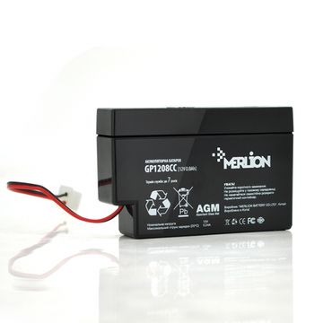 Акумуляторна батарея Merlion AGM GP1208СС 12V 0.8 Ah