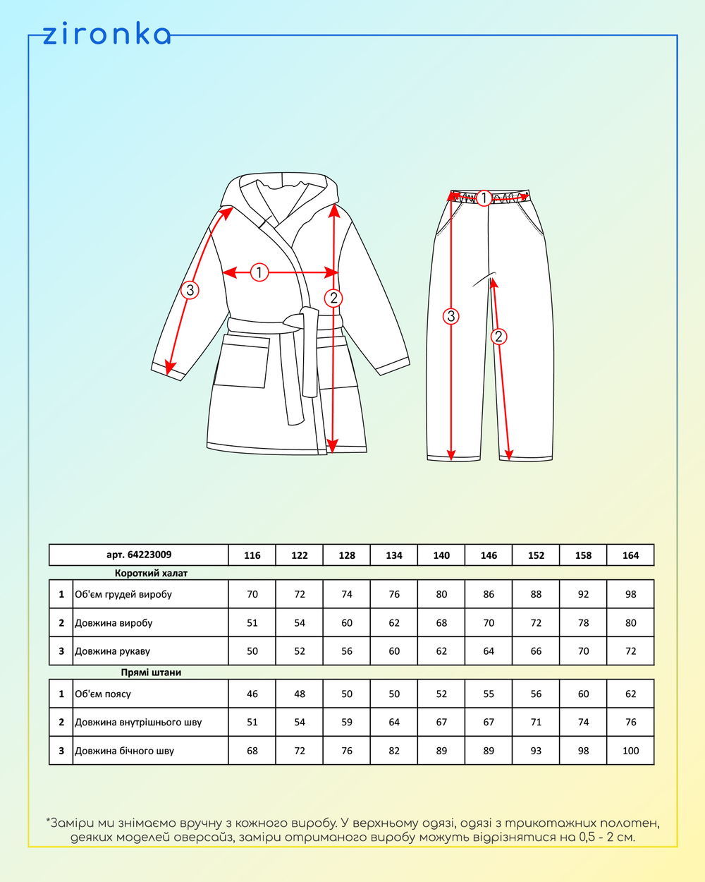 Комплект велюровий блакитний для дівчинки (арт. 6422300907)