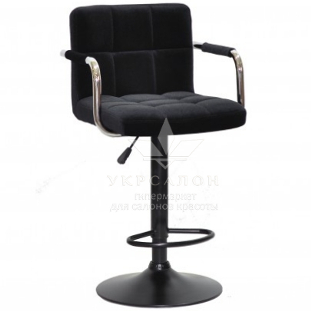 Стільчик для візажів Lion plus black Velor