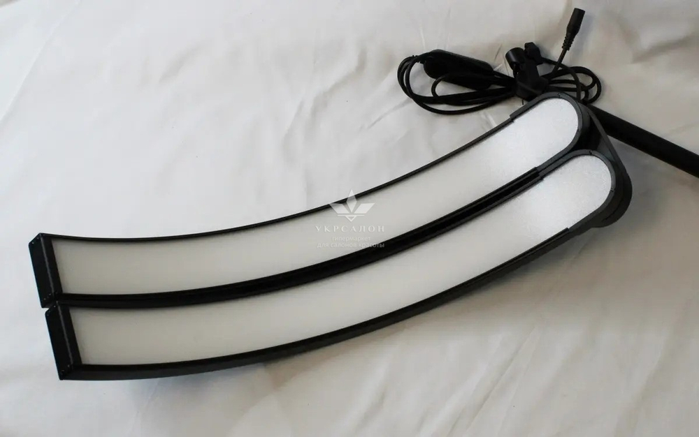 Бестеневая настольная LED-лампа F-550B, 32 Вт, черная