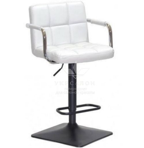 Стульчик для визажа Lion plus black quadro