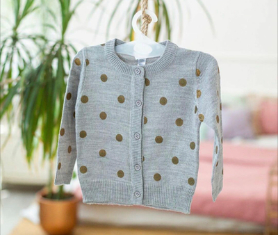 Кофта "Горошки", акрил ТМ "Miss cutie" (68 см)