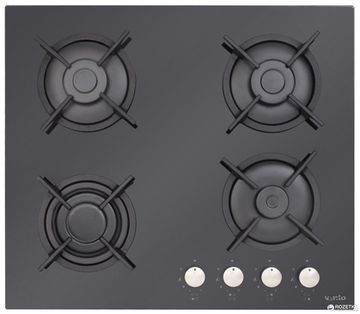 Варильна поверхня газова VENTOLUX HSF640-K3G (BK)