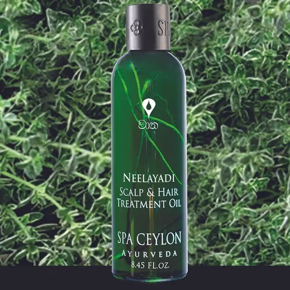 Масло лечебное для жирной кожи головы и волос Нилайади 250 мл, SPA Ceylon