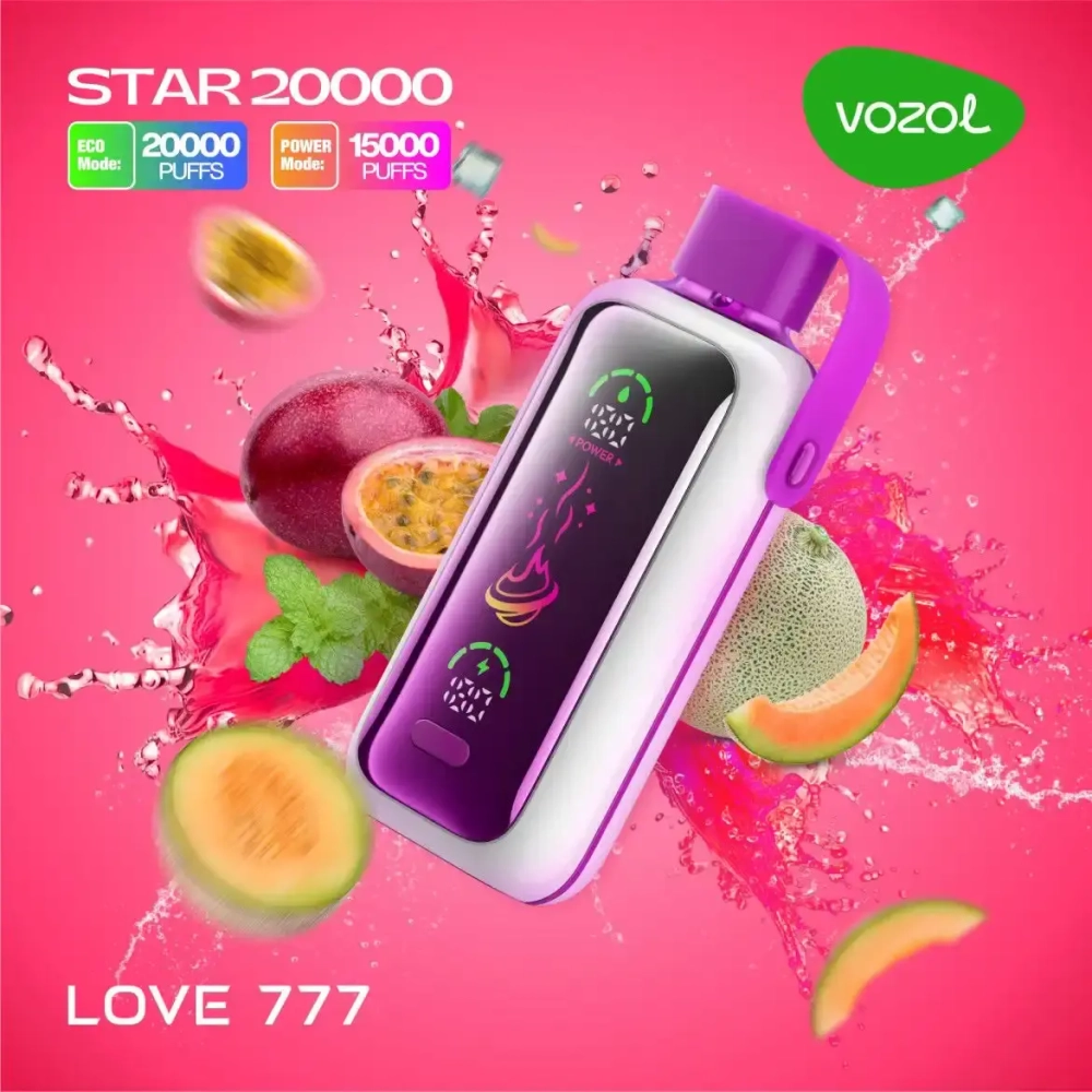 Vozol Star 20000 - Love 777 (5%nic)