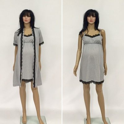 Комплект 2 в 1: халат з коротким рукавом, сорочка "Чарівність" ТМ "Trico" розмір S