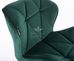 Стільчик клієнта Paris Velor gold cross