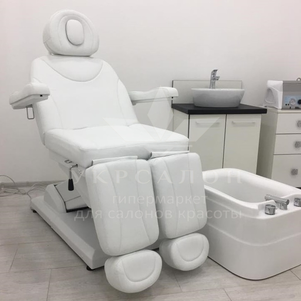 Педикюрно-косметологическое кресло с 3-мя электролифтами ZD-848-3A