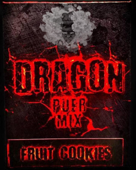 Бестабачная смесь Dragon Puer Mix - Fruit Cookies  (Драгон Пуэр - Фруктовое Печенье) 50г