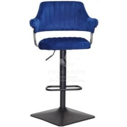 Стільчик для візажу Jef Black quadro Velor