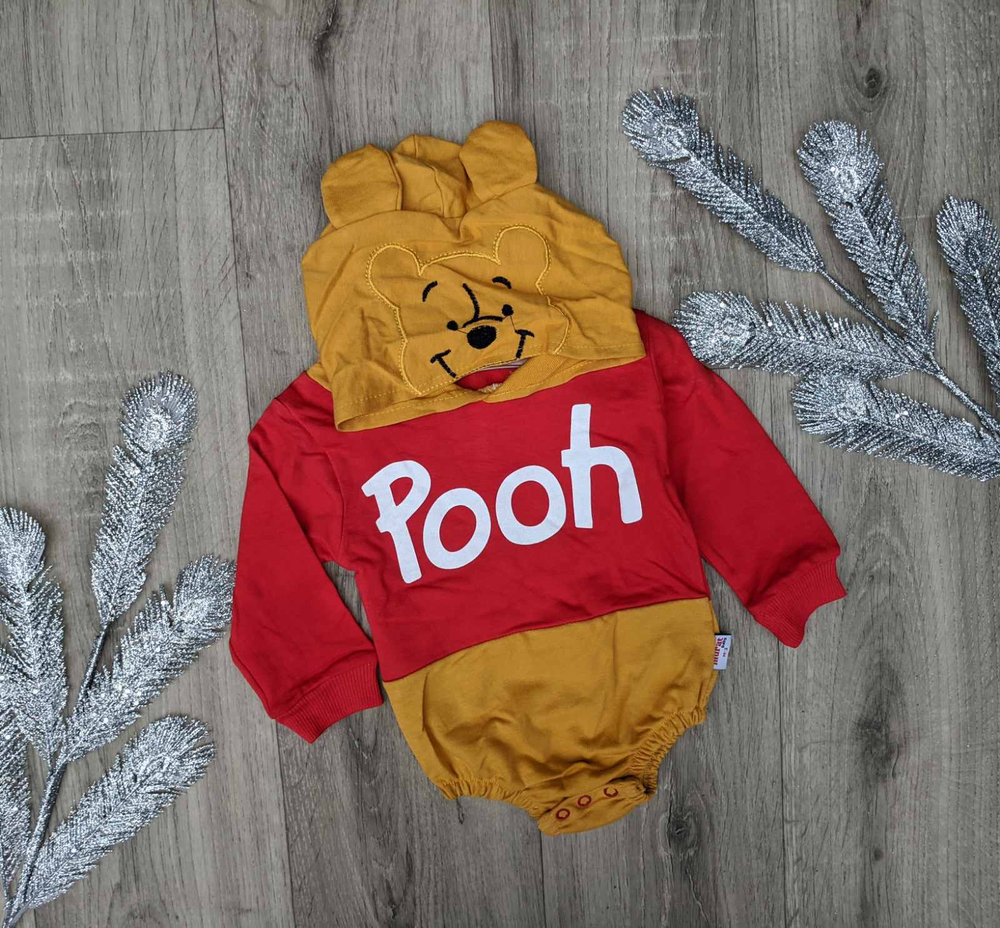 Боді з довгим рукавом "Pooh", двунитка ТМ "Murat Baby"