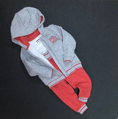 Костюм 2в1: кофта, штани "Stay wild", трьохнитка з начосом ТМ "Lupilu"