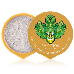Очищающая минеральная маска для жирной и проблемной кожи Маргоза и чайное дерево 15 г, SPA Ceylon
