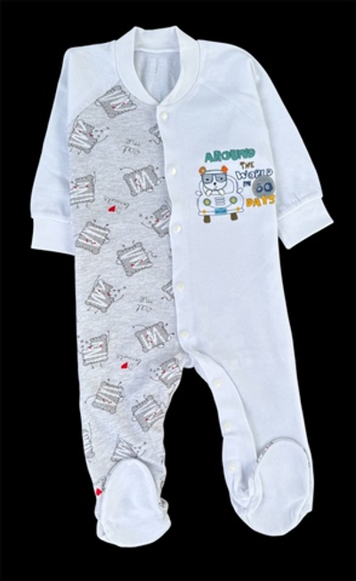 Чоловічок «Принт», інтерлок ТМ "Happy ToT" (74 см)