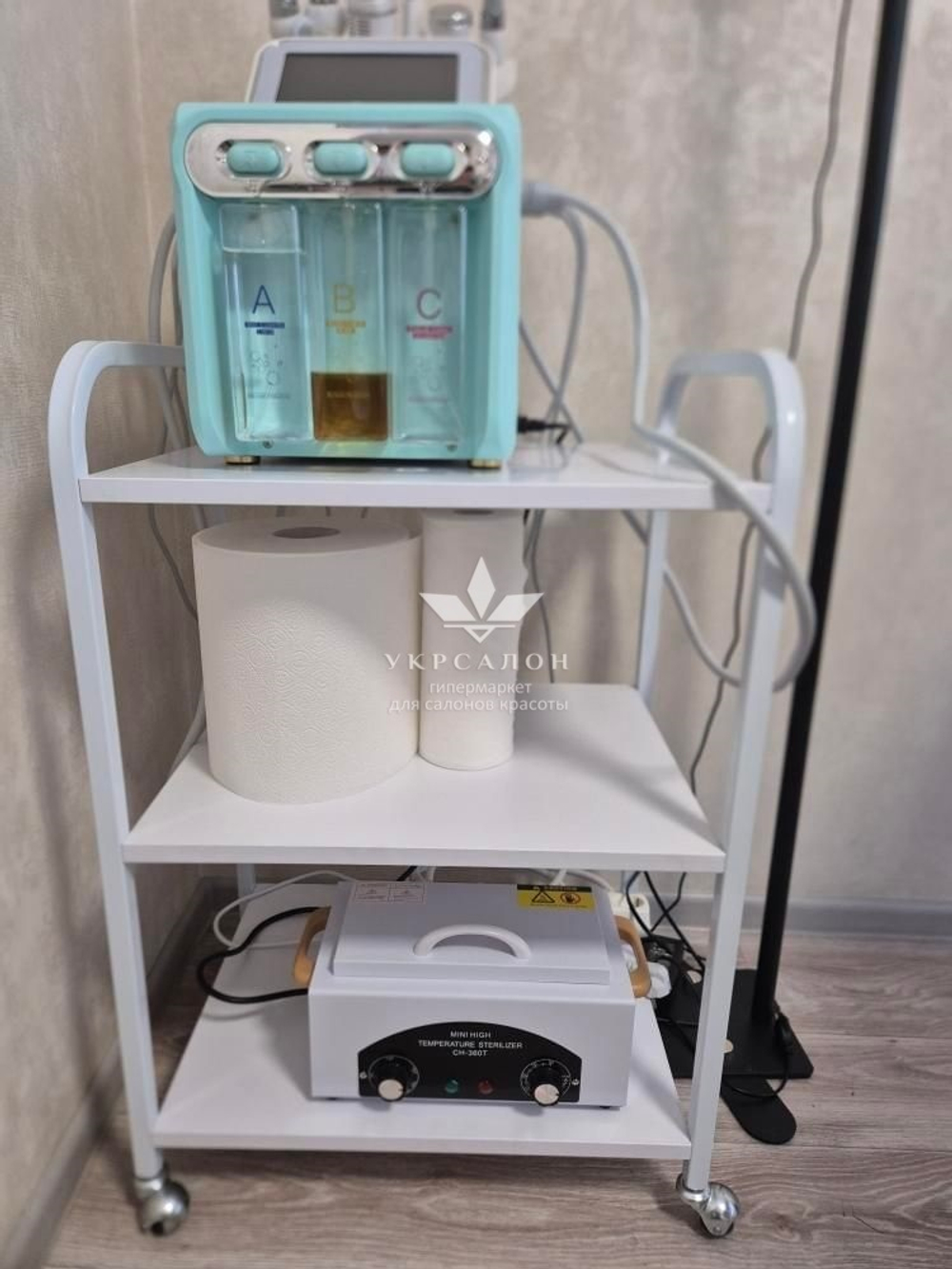 Косметологическая тележка R-24 white