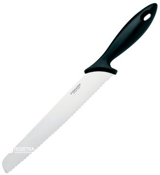 Кухонний ніж Fiskars Kitchen Smart для хліба 23 см Black (1002844)