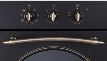 Духова шафа електрична PYRAMIDA F 84 ER BLACK RUSTICO