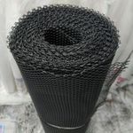 Заборы садовые пластиковый черный сота (ромб) 0,8м Х 30м (ячейка 6Х8 мм)