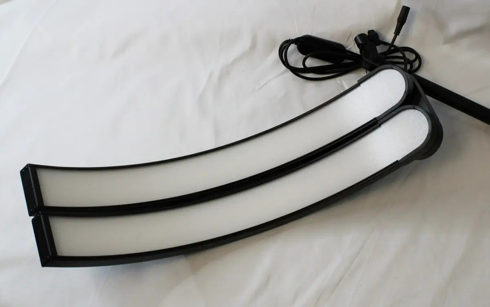 Бестеневая Led лампа для бьюти мастера универсальная F-800B, 45 Вт, черная