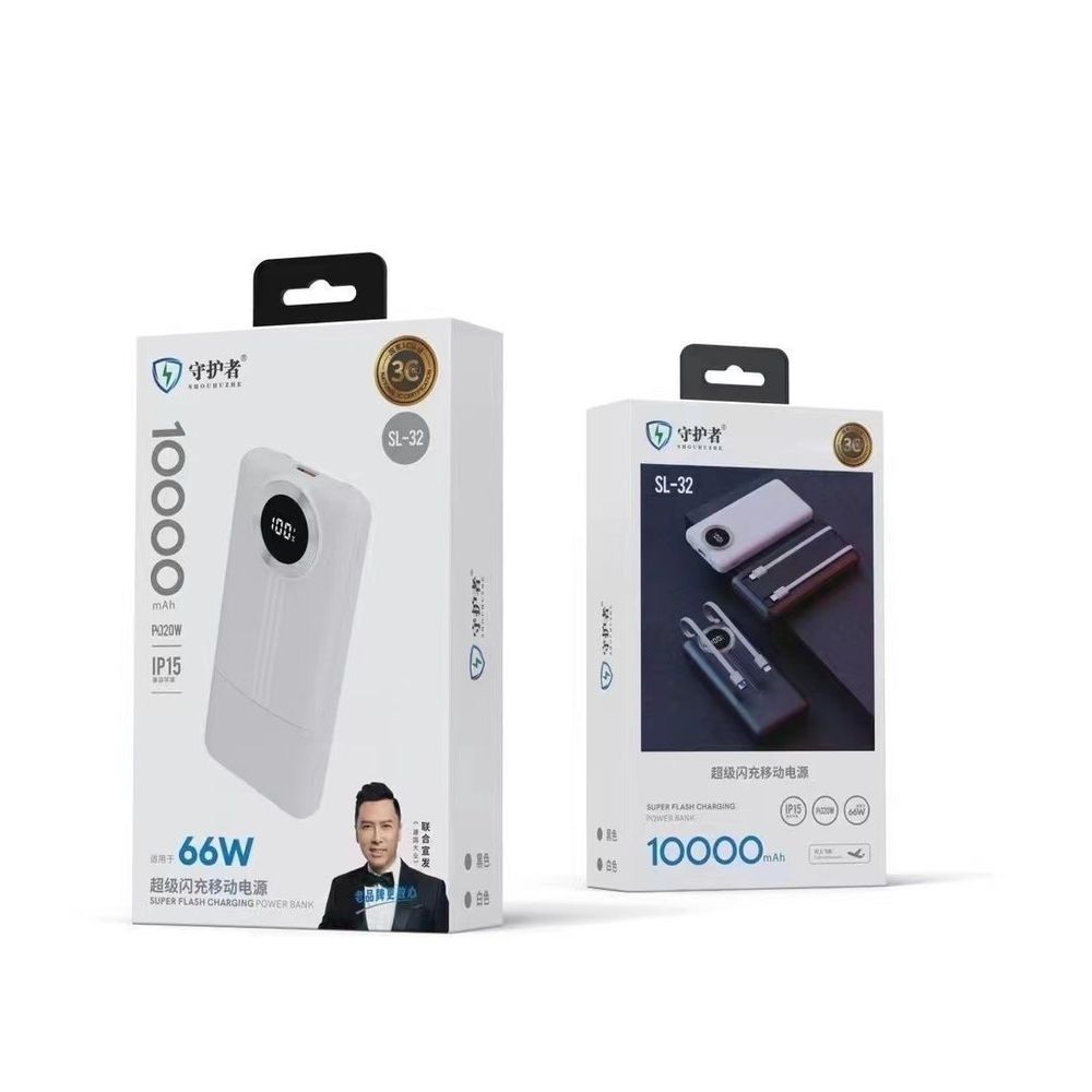 Внешний аккумулятор 10000 mAh (черный)