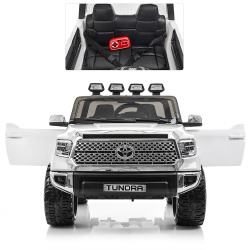 Детский двухместный электромобиль джип внедорожник Toyota Tundra Bambi JJ2266AEBLR