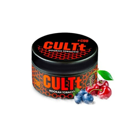Тютюн CULTt C98 Cherry Blueberry (Культ Вишня Чорниця) 100г