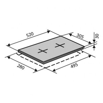 Варильна поверхня газова Domino VENTOLUX HG320 GEE (WH) 2