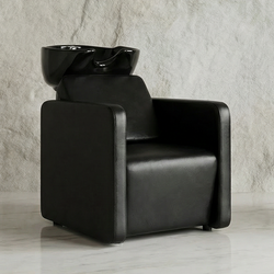 Комплект парикмахерской мебели Polo Black на диске