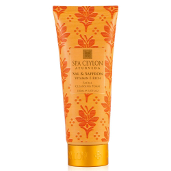 Пенка для очищения и увлажнения сухой кожи лица Шореа и Шафран 150 мл, SPA Ceylon