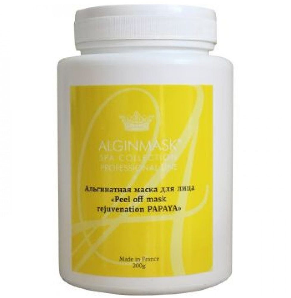 Альгинатная маска для лица с папайей Peel off rejuvenation Papaya, Alginmask