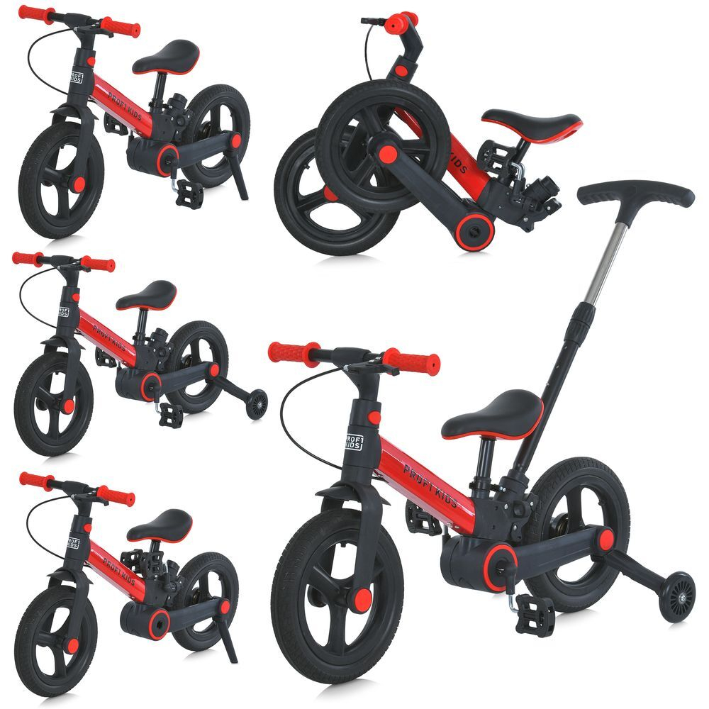 Дитячий велосипед-трансформер Profi Kids MB 1021 з батьківською ручкою