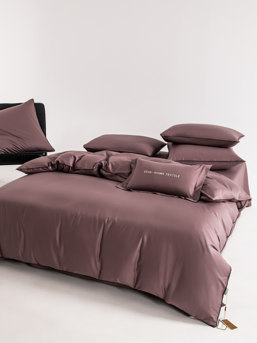 Комплект постельного белья Однотонный Сатин Элитный OCE007