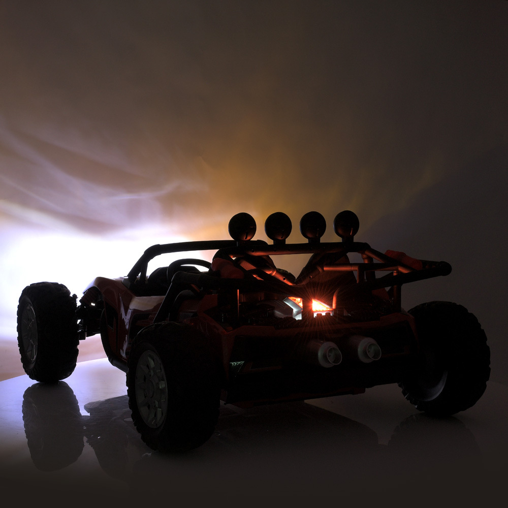Детский двухместный электромобиль джип багги Bambi JS3168EBLR(24V)