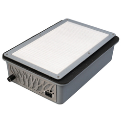 Вытяжка для маникюра врезная Ulka Tornado, цвет cерый (сетка металлик)